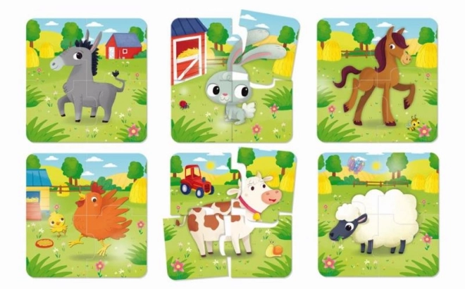 Carotina Baby Puzzle - Bauernhof