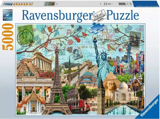 Ravensburger Puzzle Weltstädte-Kollage 5000 Teile