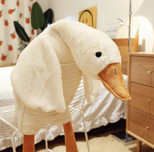 Großer Plüschgans Kuscheltier 130cm für Kinder