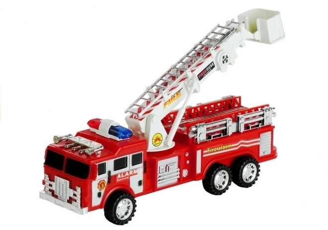 Feuerwehrmann-Spielset mit Feuerwehrauto, Helm und Feuerlöscher