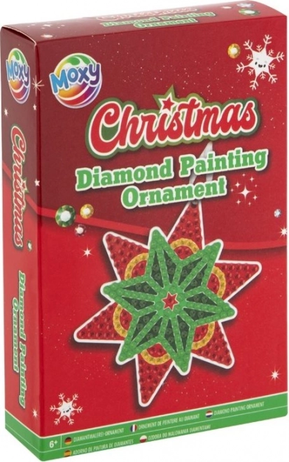 Grafix Diamant-Malset Anhänger Weihnachtsstern