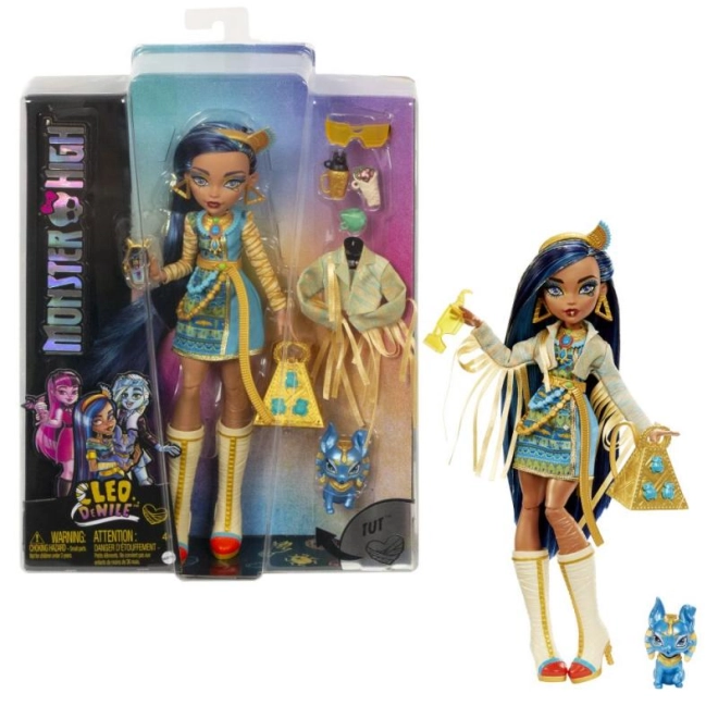 Monster High Cleo de Nile Puppe mit Hund Tut