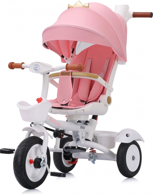 Chipolino Kinder Dreirad Princess mit Verdeck 2-in-1