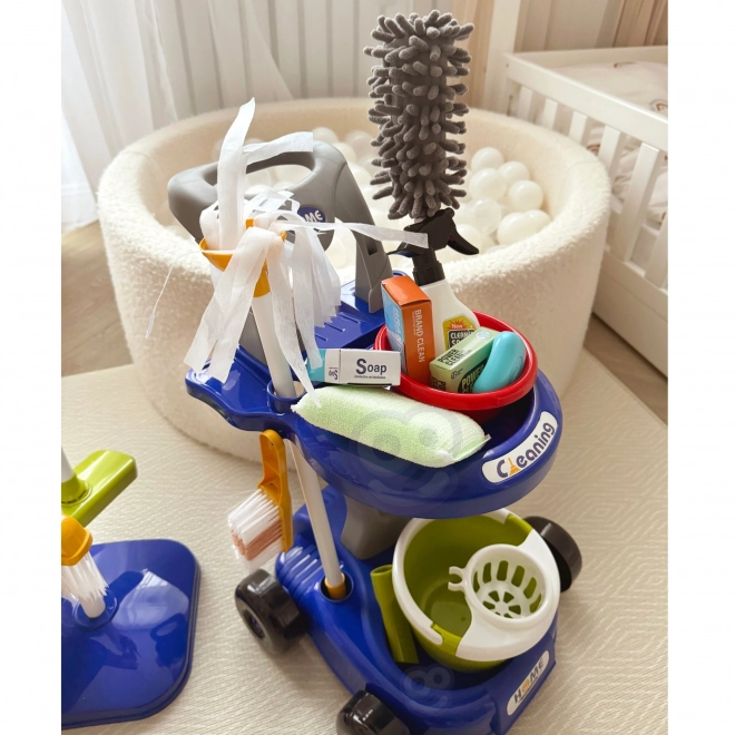 Woopie Putzwagen 3-in-1 Set für Kinder XXL 29-teilig