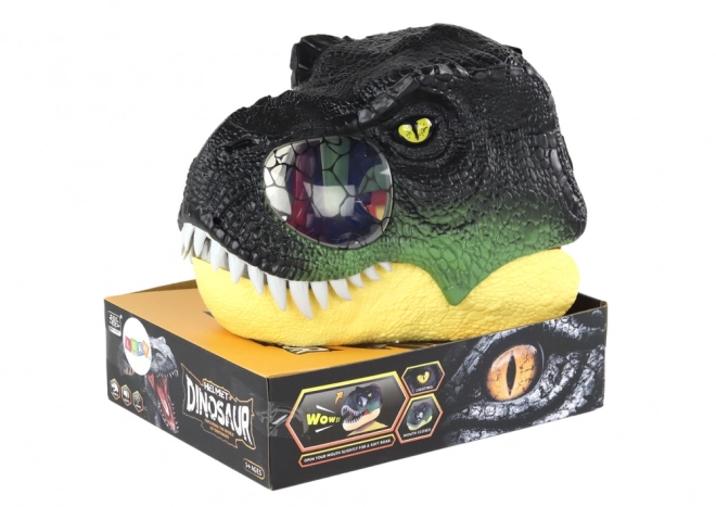 Dinosauriermaske mit verstellbarem Riemen und Licht- und Toneffekten