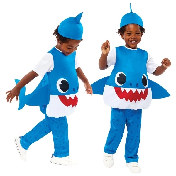 Baby Shark Kostüm Blau 3-4 Jahre