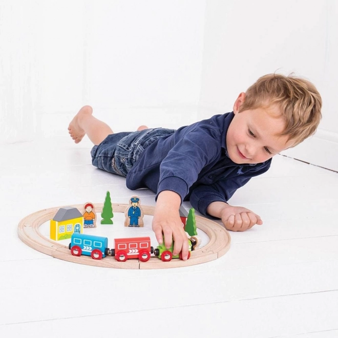 Bigjigs Rail Mein Erster Zugset 19 Teile