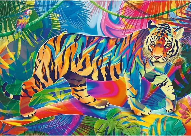 Trefl Puzzle UFT Color Splash: Begegnung mit Tiger 500 Teile