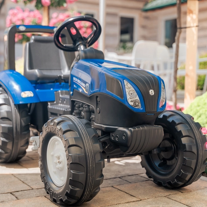 Trettraktor mit Anhänger New Holland für Kinder ab 3 Jahren