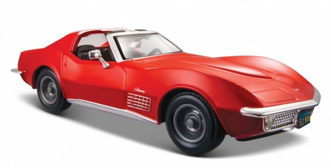 Metallmodellauto Chevrolet Corvette 1970 Rot