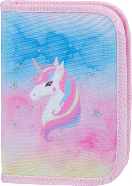 Set 3 BAAGL Zippy plus Rainbow Unicorn: Schultasche, Federmäppchen und Beutel