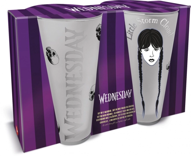 Großes Gläser-Set Wednesday