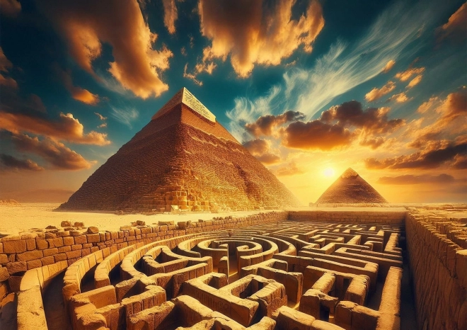 Puzzle Ägyptische Pyramiden 1000 Teile