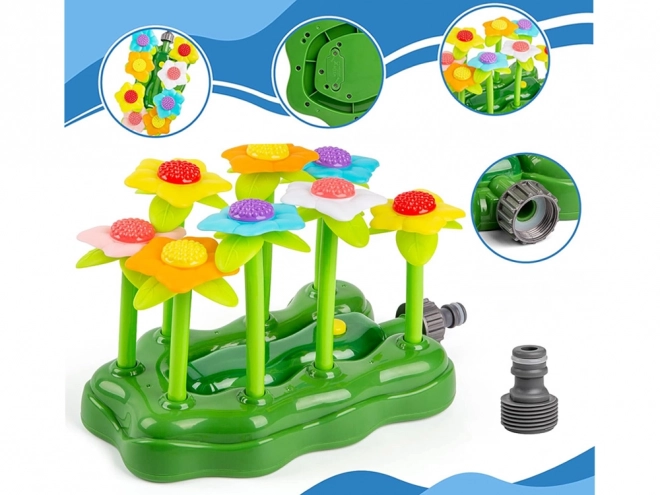 Wassersprinkler leuchtende Blumen Spielzeug für den Garten