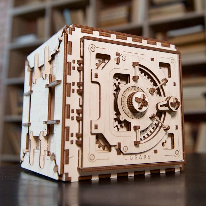 Ugears 3D Holzmechanisches Puzzle Tresor