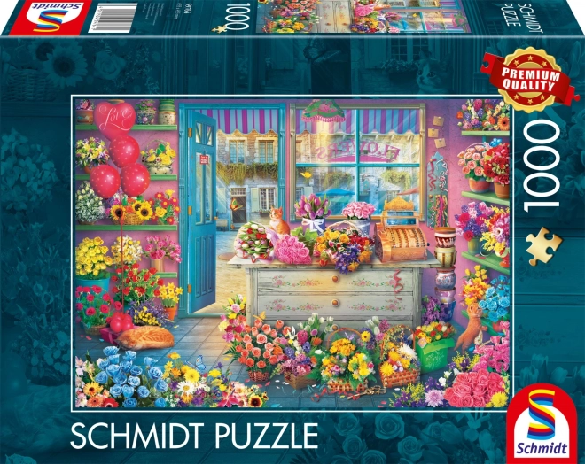 Schmidt Puzzle Buntes Blumenladen 1000 Teile