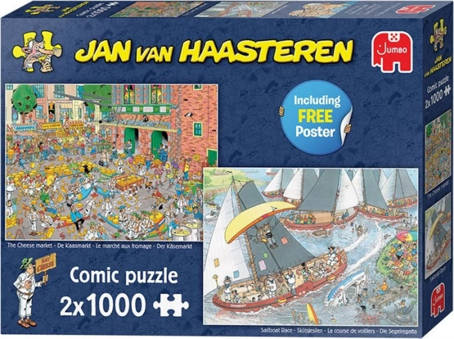 Jumbo Puzzle Holändische Traditionen von Jan van Haasteren 2x1000 Teile