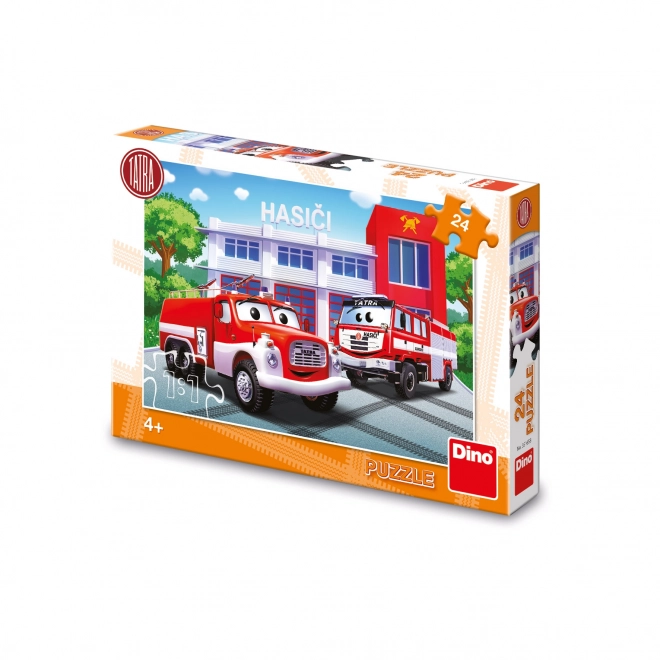 Kinderpuzzle Feuerwehrwagen