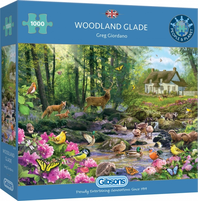 Gibsons Puzzle Waldlichtung 1000 Teile