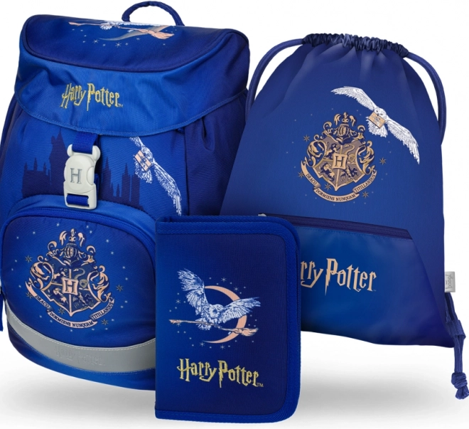 Baagl Schulsatz Airy Hogwarts Hedwig: Rucksack, Federmäppchen, Schuhbeutel