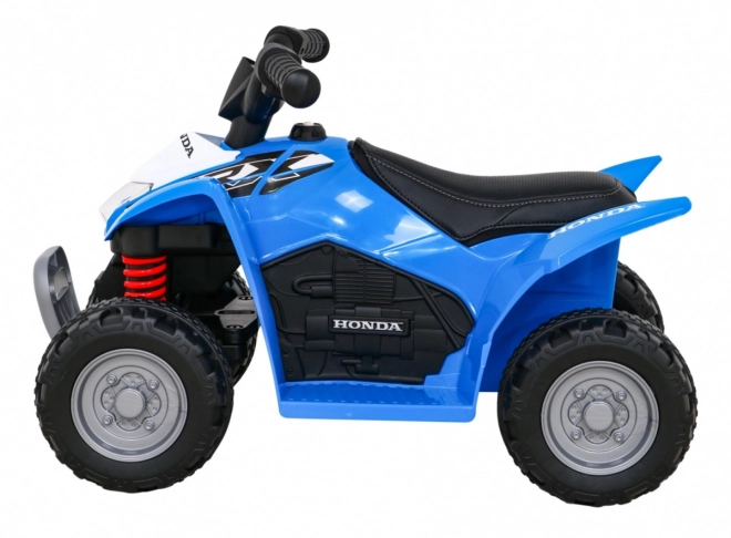 Elektrischer Kinderquad Honda TRX mit Hupe und LED-Beleuchtung – blau