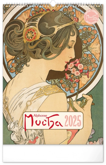 Wandkalender Alfons Mucha 2025