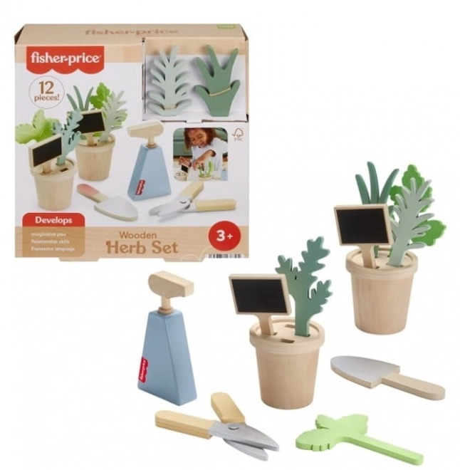Holzgartenset für kleine Gärtner