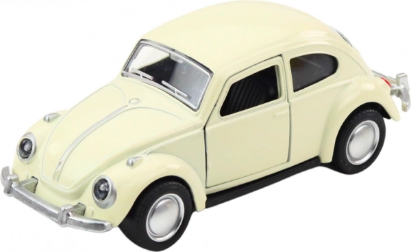 Klassisches Auto Käfer Metallmodell mit Reibungsantrieb 1:36
