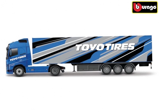 Volvo FH16 Globetrotter 750 XXL Spielzeugmodell mit Toyo Tires Anhänger