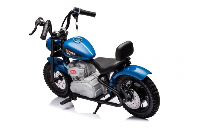 Blauer Akku Motorrad 36V