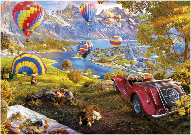 Educa Puzzle Heißluftballontal 3000 Teile
