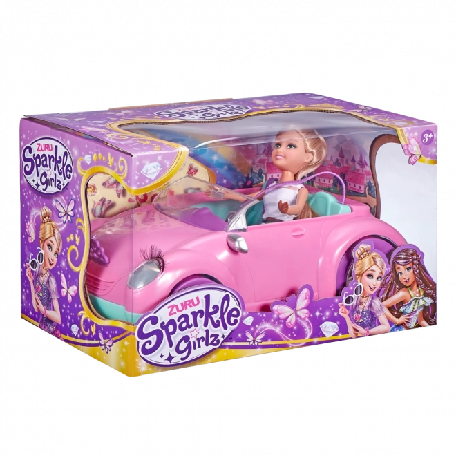 Sparkle Girlz Puppe mit Cabrio