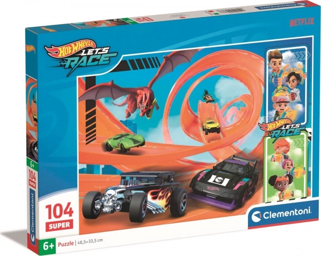 Clementoni Puzzle Hot Wheels 104 Teile