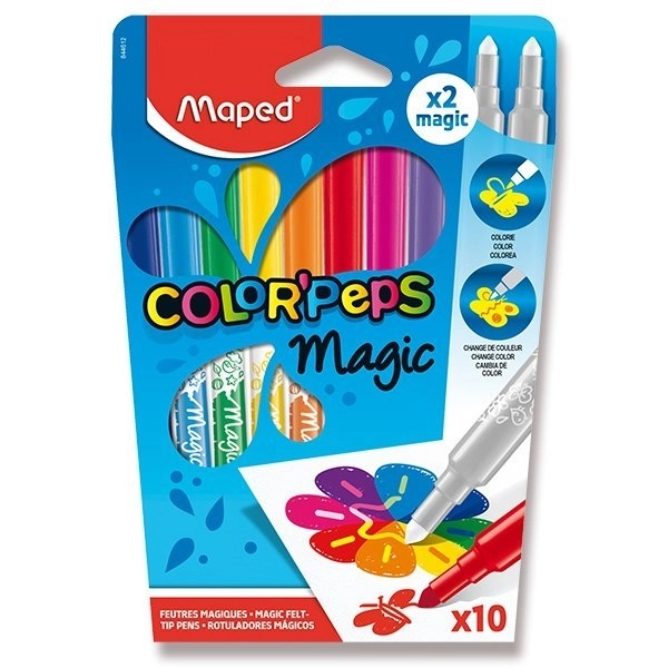 Maped Color'Peps Magische Marker - Set mit 10 Stück