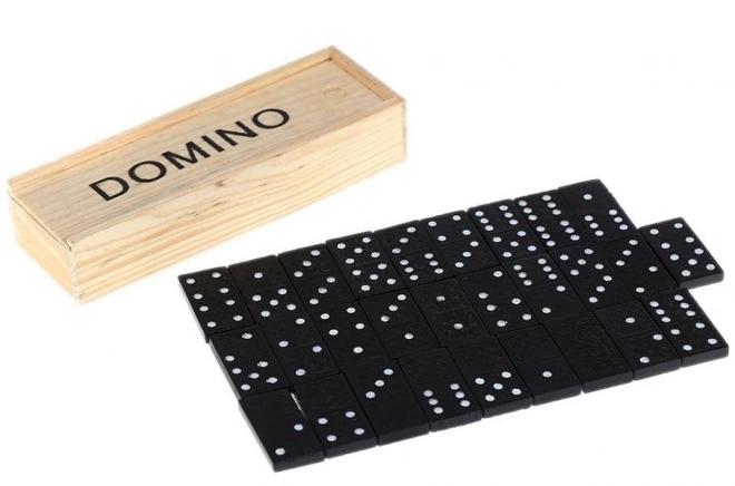 Domino im Holzbox