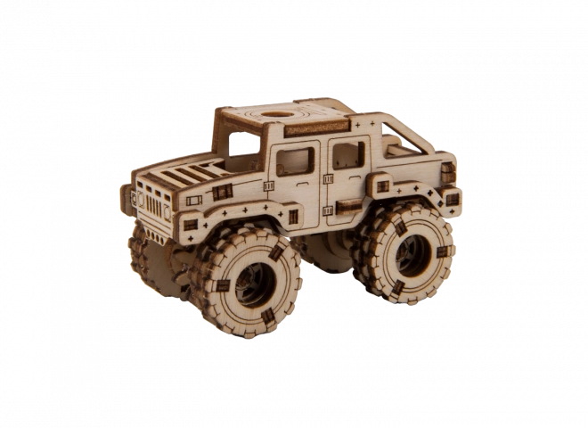 3D Holzpuzzle Monster Truck Modell