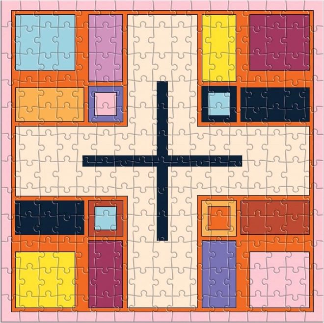 GALISON Quadratisches Puzzle Frank Lloyd Wright: Textile Blöcke 4x200 Teile