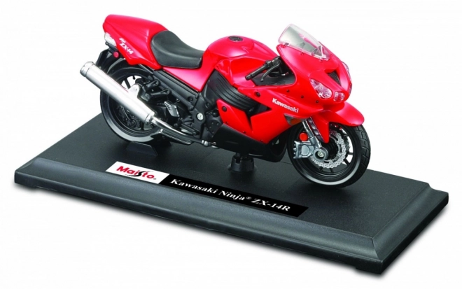 Modellmotorrad Kawasaki Ninja ZX-14 mit Ständer 1/18