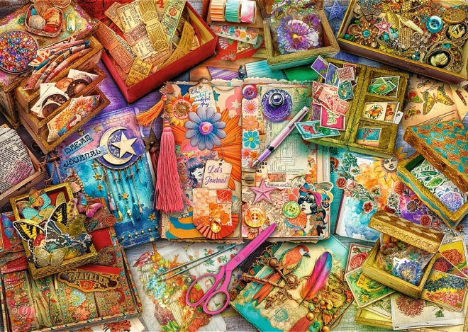 Trefl Puzzle Tea Time: Scrapbooking 1000 Teile