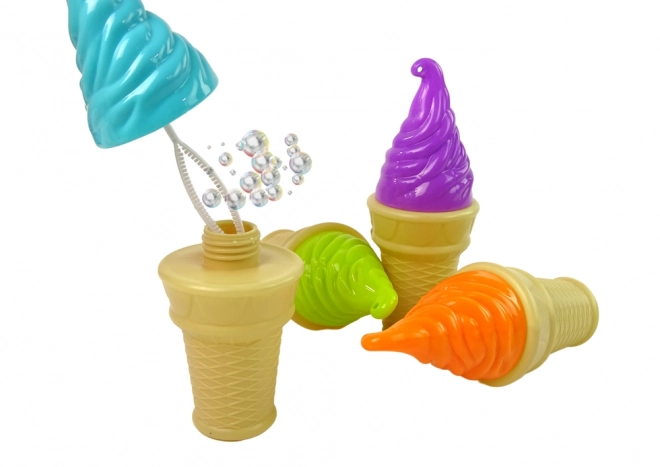 Bunte Seifenblasen Eiscreme Set