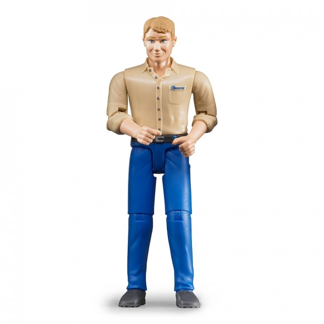 Bruder BWORLD Spielfigur Mann mit blauer Hose