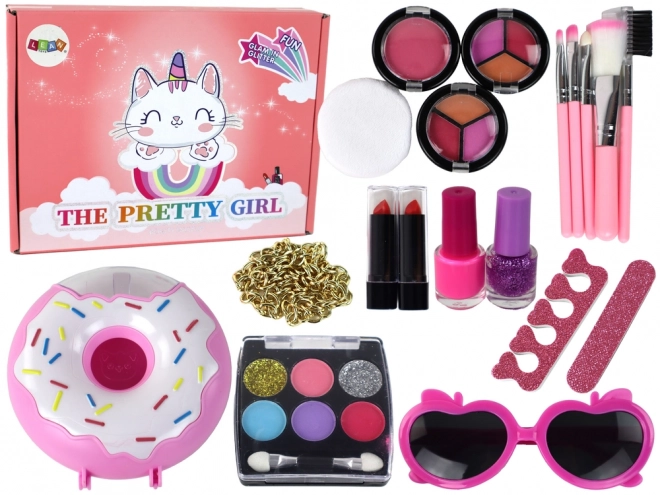 Make-up-Set für Kinder Nagellack und Lidschatten