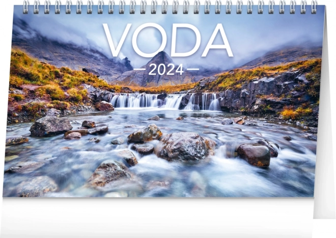 Tischkalender Wasser CZ/SK 2024