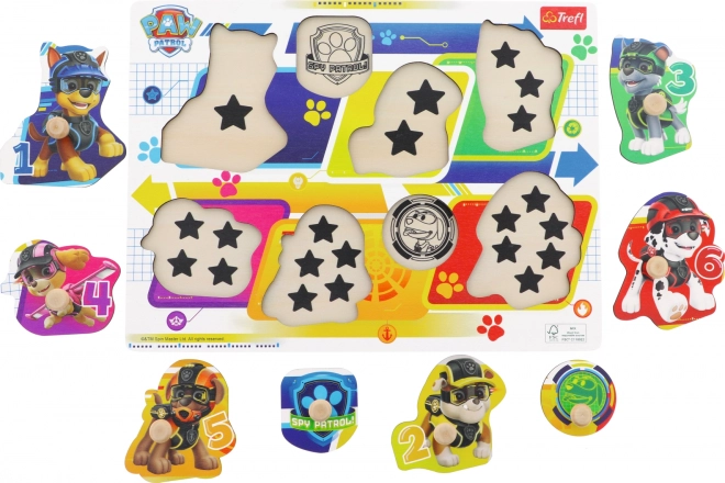 Holz-Puzzle PAW Patrol: Spione