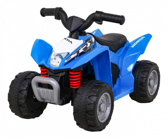 Elektrischer Kinderquad Honda TRX mit Hupe und LED-Beleuchtung – blau