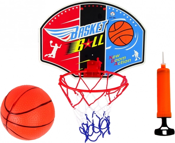 Mini-Basketball-Set mit Tafel, Ring, Ball und Pumpe