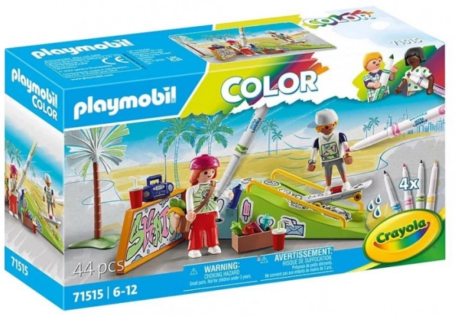 Playmobil Color Skaterpark Set