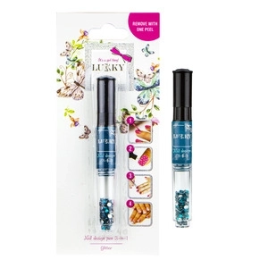 Lukky Nagellack und Glitzer Set - Hellblau