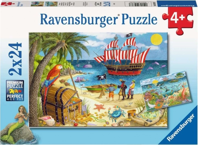 Ravensburger Puzzle Piraten und Meerjungfrauen