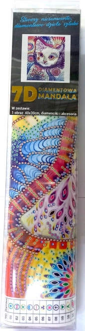 Diamant Malset 7D Katzenblick 30x40cm